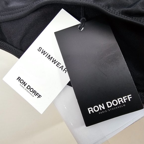 Ron Dorff Swim Briefs Men S M L XL Black Lined Quick Drying Designer Bikini NWT - Picture 4 of 6